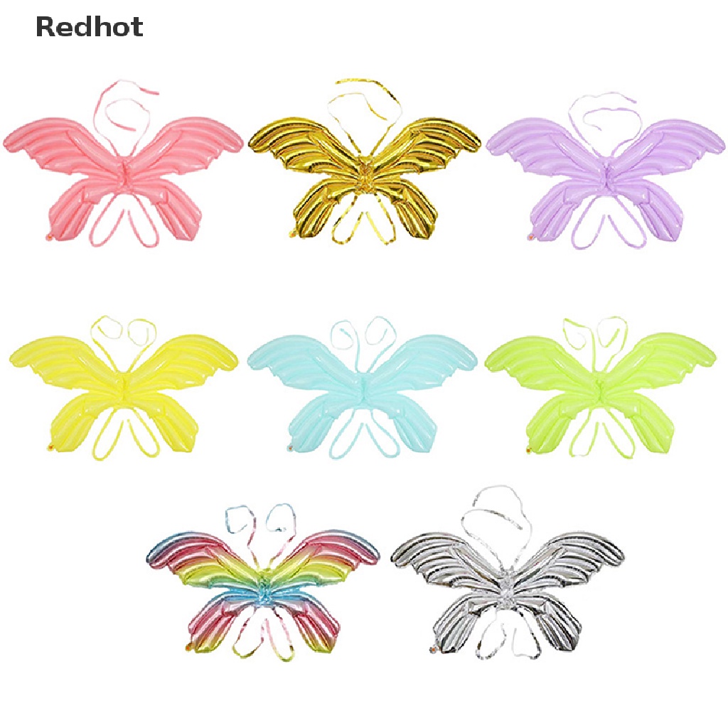 &lt; Redhot &gt; Bong Bóng Lá Nhôm Hình Cánh Bướm Thiên Thần Cho Các Hoạt Động Ngoài Trời Trẻ Em Đang Giảm