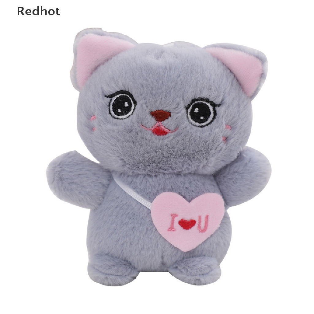 1 Móc Khóa Hình Mèo Nhồi Bông 12cm Dễ Thương