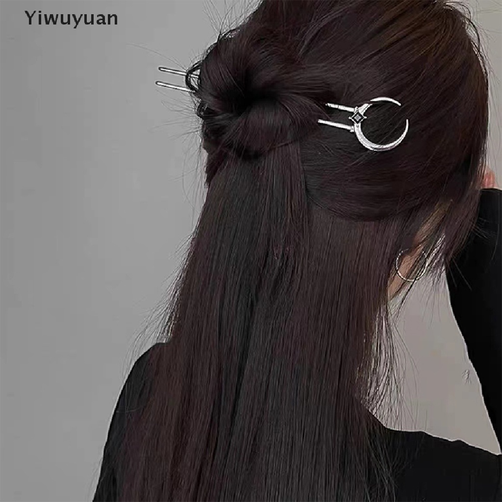 < Yiwuyuan > Trăng Lưỡi Liềm Trăng Lưỡi Liềm Đơn Giản Phong Cách Trung Hoa Cổ Điển Thời Trang Cho Nữ