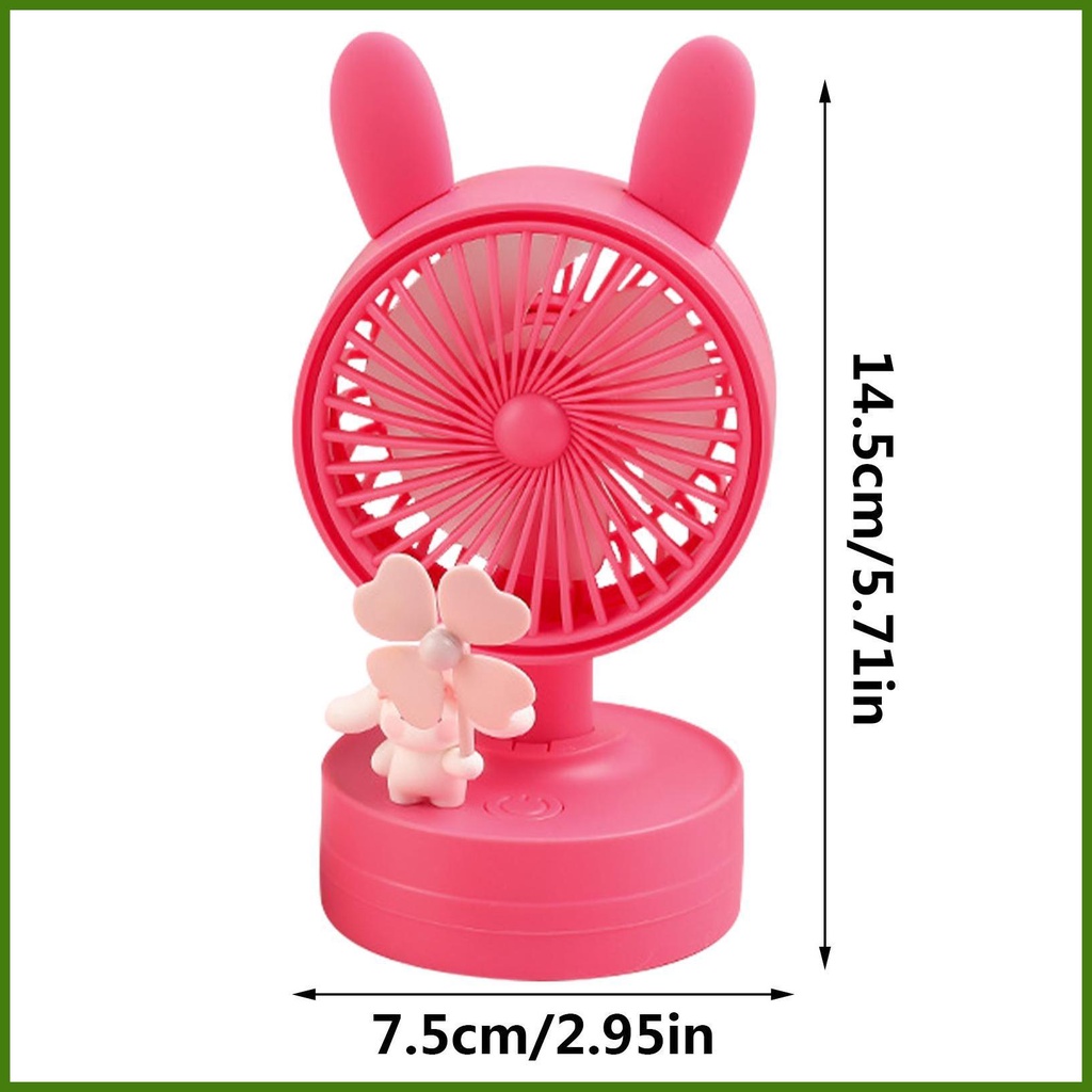 Mới Quạt Mini Sạc USB Thiết Kế Xinh Xắn Tiện Dụng
