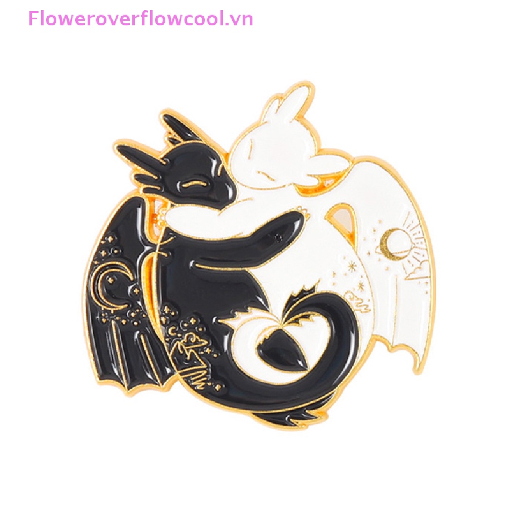 Ghim Cài Áo Hình Mèo Đen / Cá Koi / Tuần Lộc Thời Trang