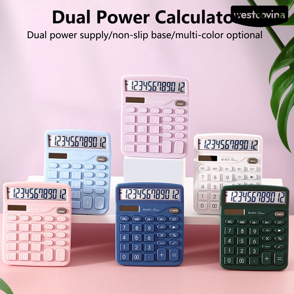 [COD]♪Máy Tính Để Bàn Độ Nhạy Cao 12 Phím Sử Dụng Năng Lượng Mặt Trời