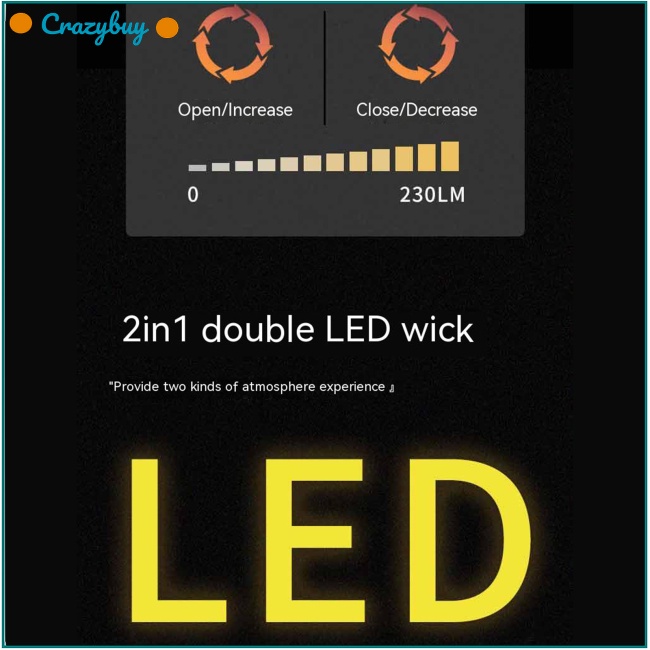 Cr Đèn Led Dạng Treo Phong Cách Cổ Điển Có Thể Sạc Lại Dùng Khi Đi Cắm Trại