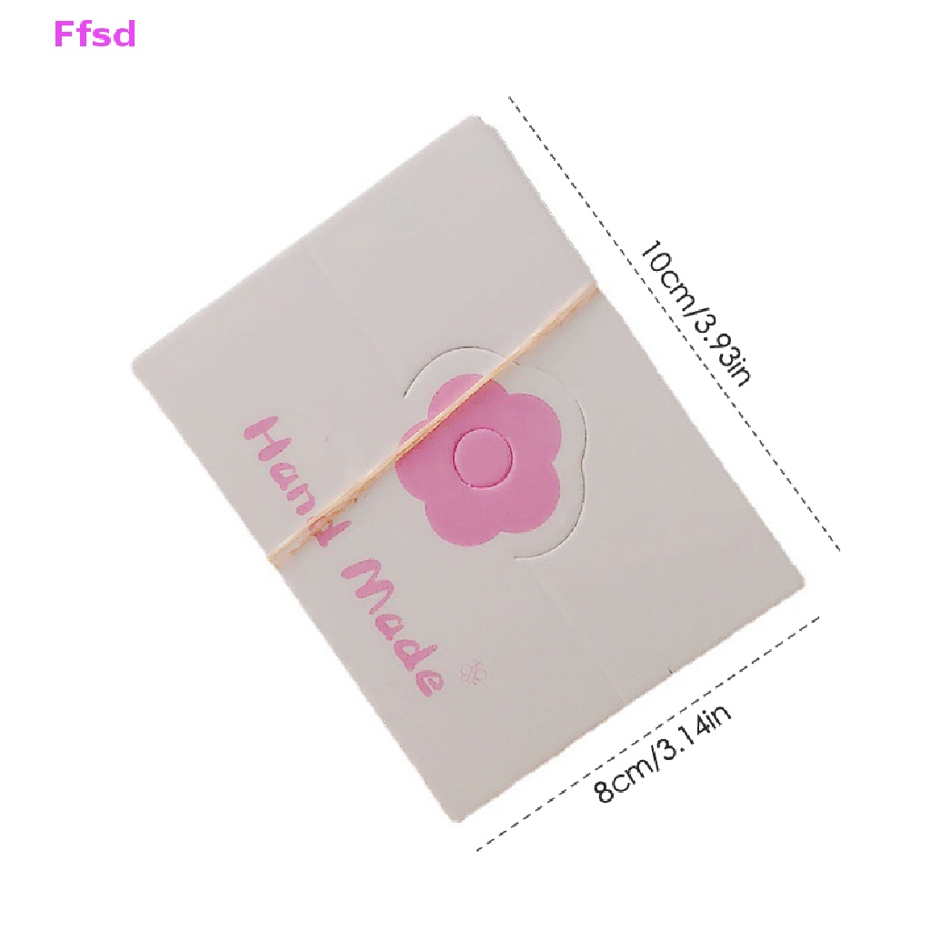 {Ffsd} Set 50 Thẻ Giấy Hình Hoa Nhiều Màu Sắc Trưng Bày Kẹp Tóc Vòng Tay Dây Chuyền Trang Sức Bán Chạy