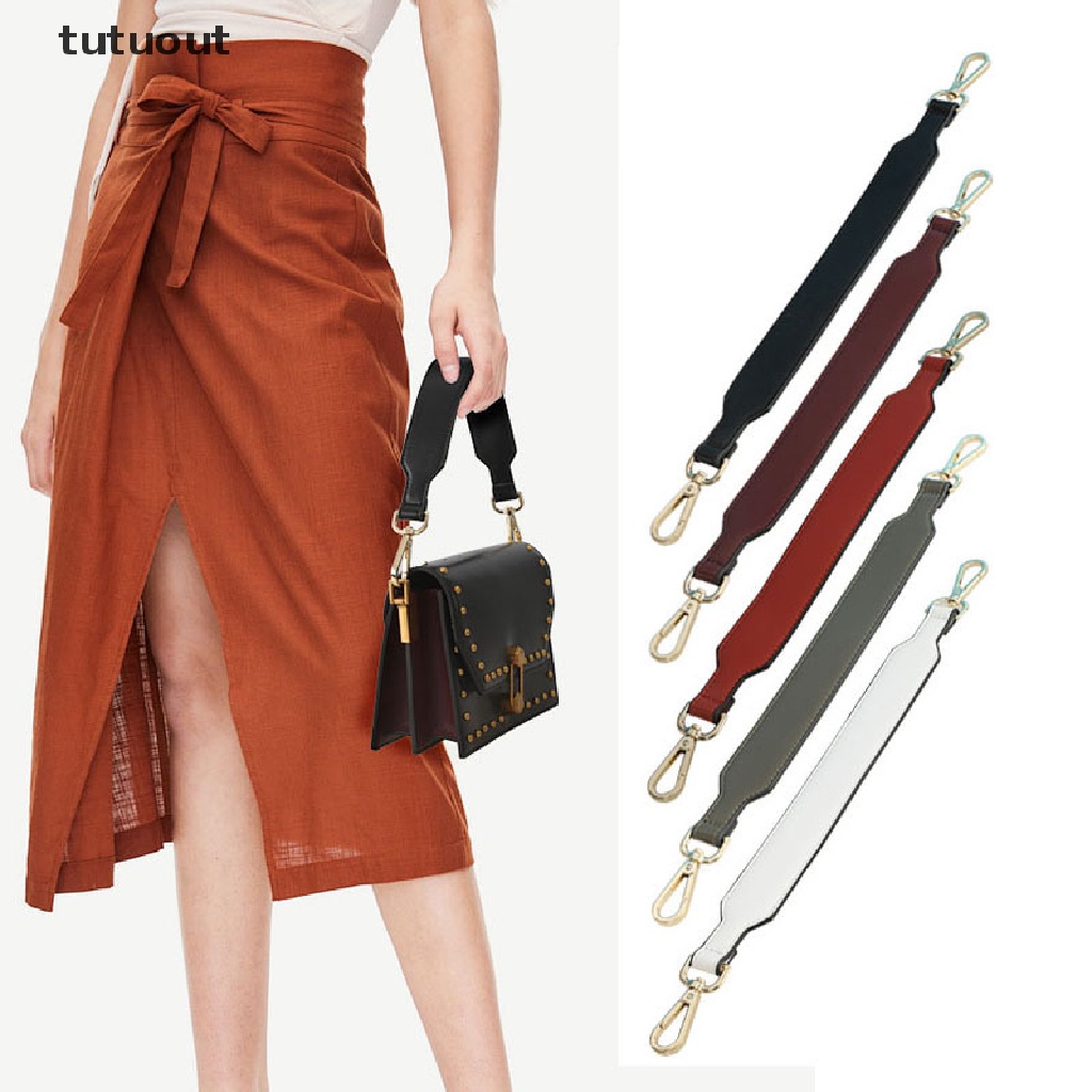 Dây Đeo Túi Xách Bằng Da PU 41cm DIY Màu Trơn Dành Cho Nữ