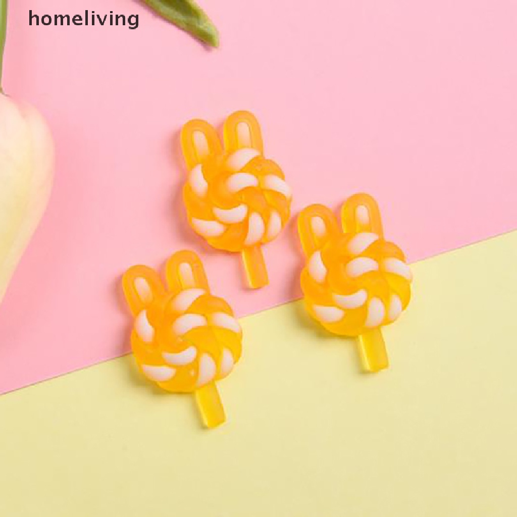 Set 10 Kẹp Nhựa Dạ Quang Trang Trí Ốp Điện Thoại Màu Sắc Ngẫu Nhiên
