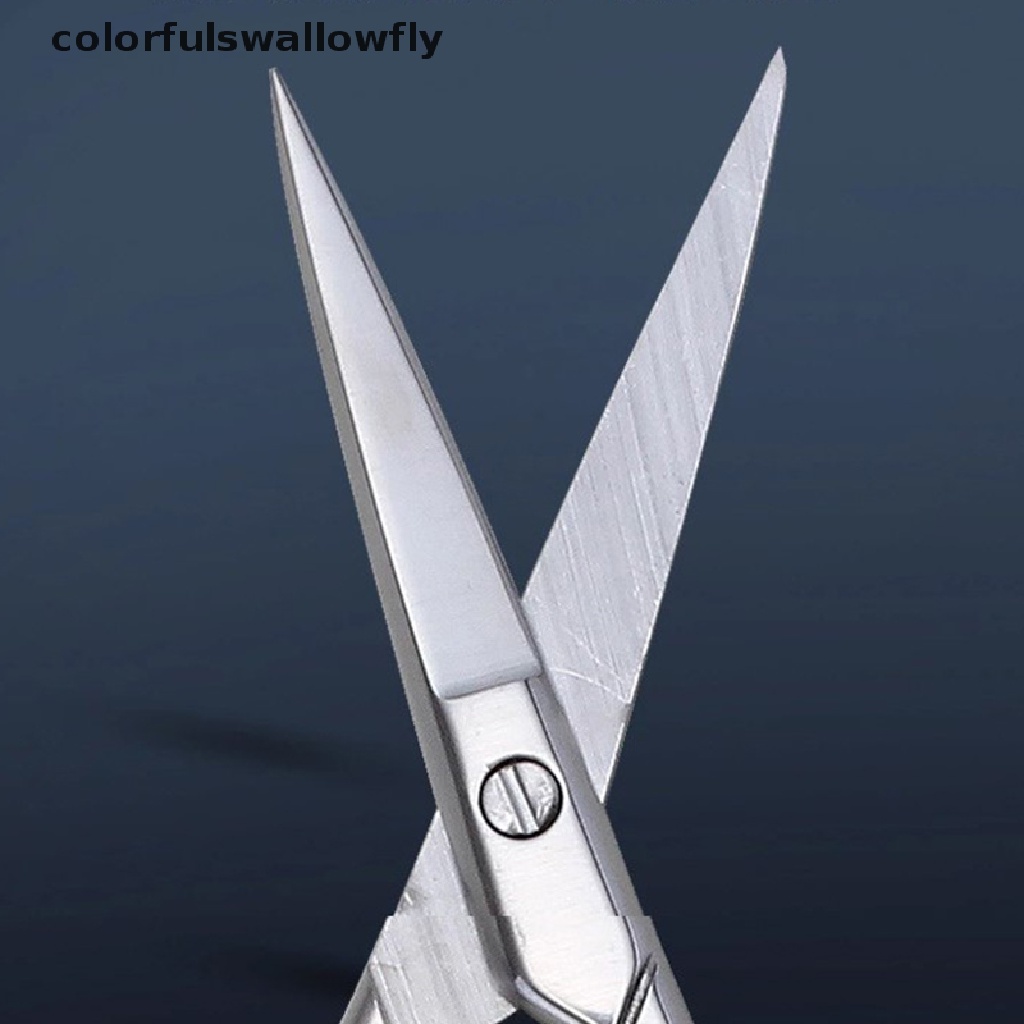 1 Kéo Cắt Lông Mày / Lông Mi / Mũi Bằng Thép Không Gỉ Nhiều Màu Sắc CSF