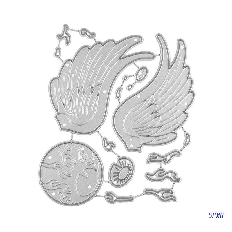 Khuôn Cắt Giấy Kim Loại Hình Đôi Cánh