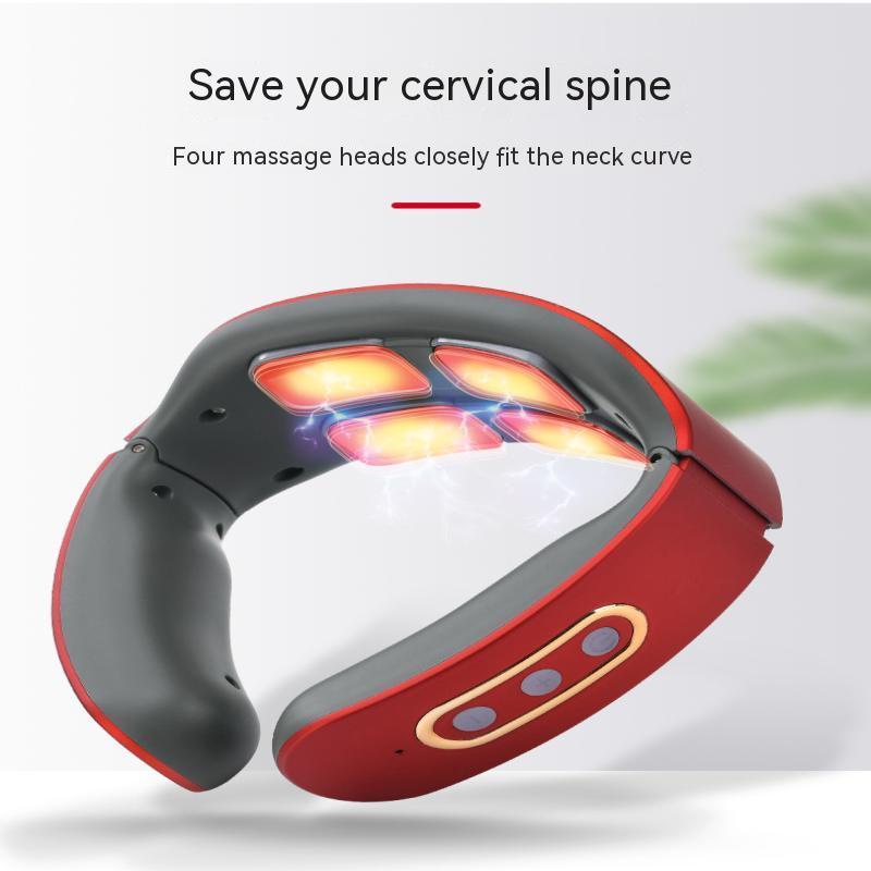 Máy Massage Cổ 4 Đầu Thông Minh Đa Năng Kèm Điều Khiển Từ Xa