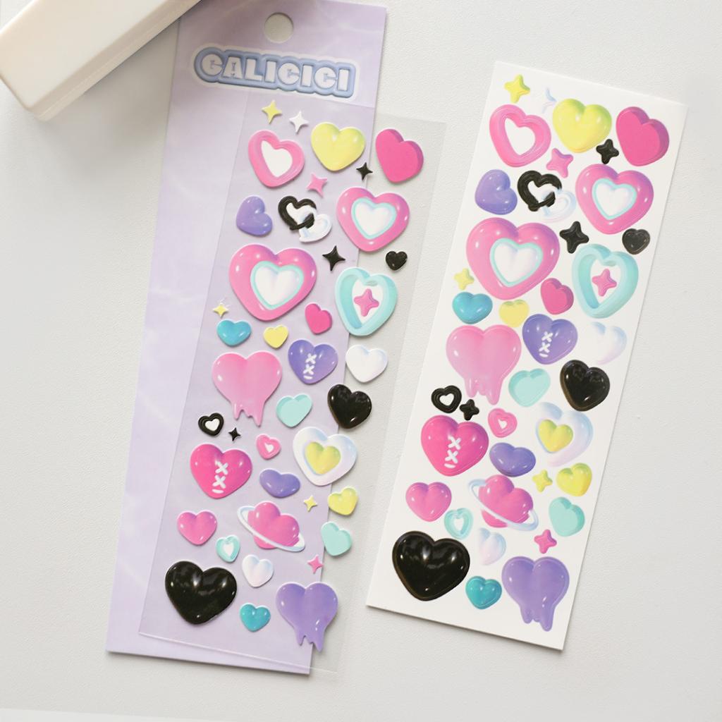 Sticker 3D Dán Trang Trí Điện Thoại Dễ Thương