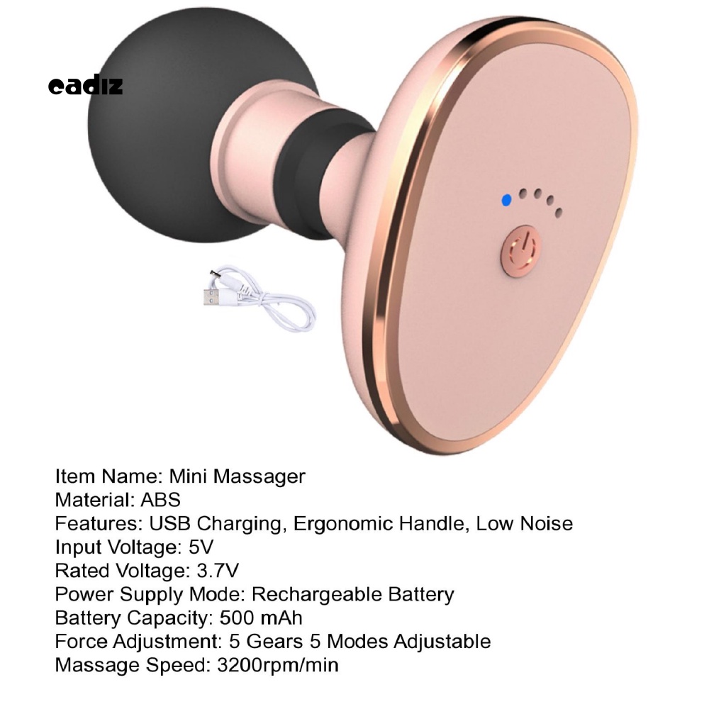 1 Bộ Máy Mát Xa Cơ Bắp Cầm Tay Chống Nước IPX7 Tốc Độ Cao Chuyên Dụng Cho Salon Làm Đẹp