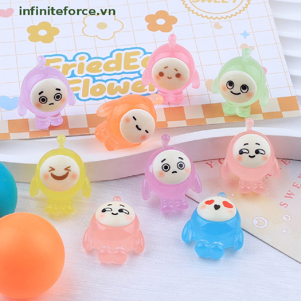 Set 5 Bức Tượng Trang Trí Dạ Quang Nhiều Màu Sắc