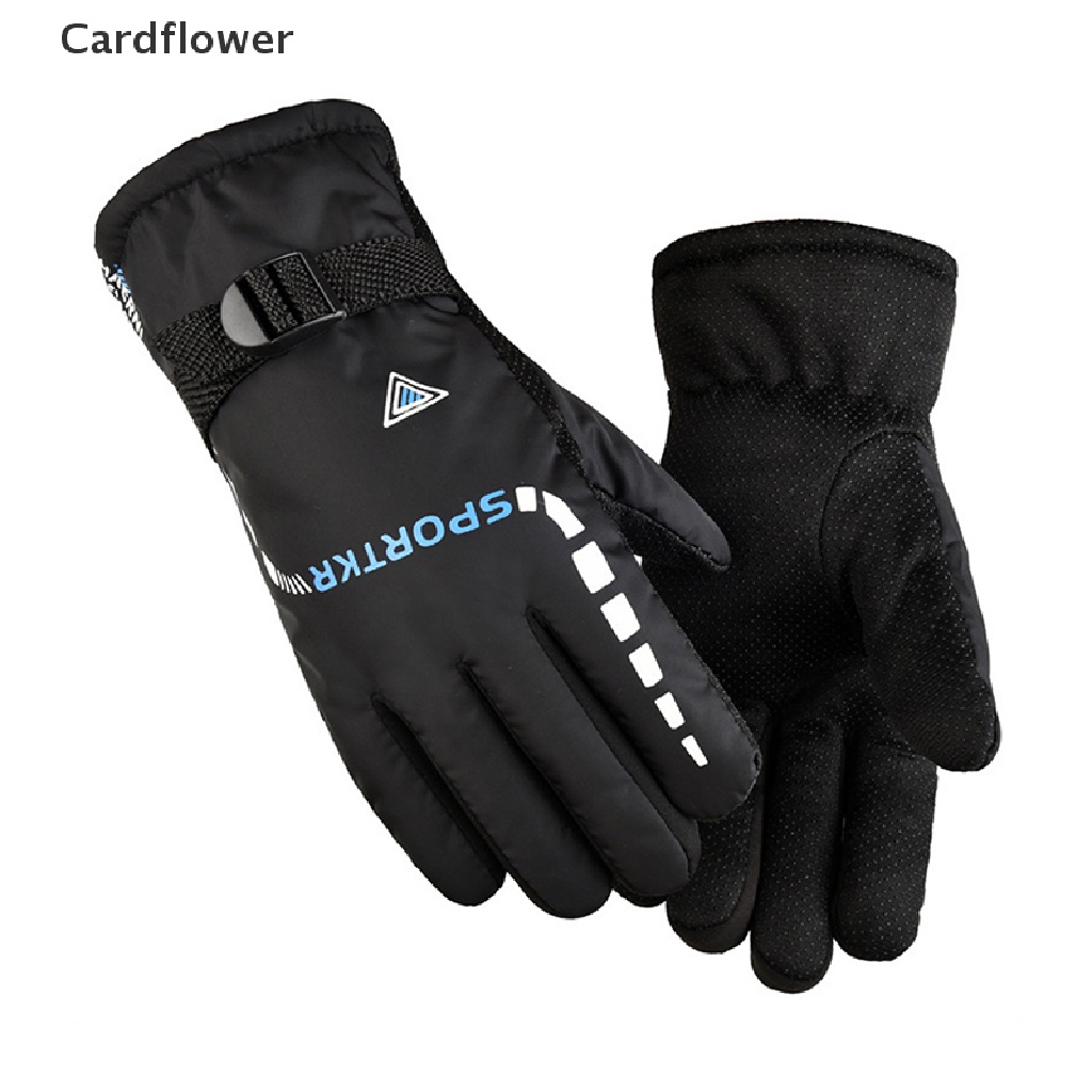 < Cardflower > Găng Tay Trượt Tuyết Siêu Nhẹ Chống Thấm Nước Giữ Ấm Mùa Đông Cho Nam Nữ