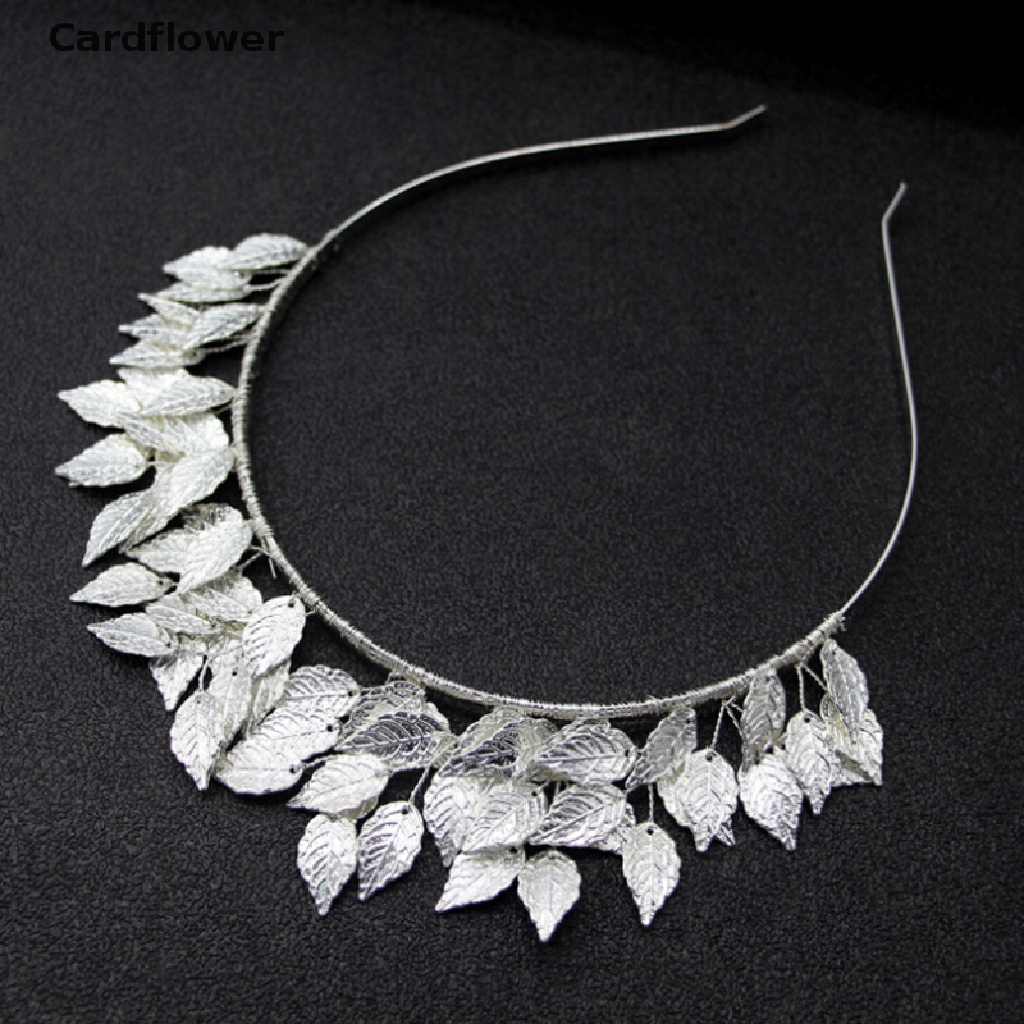 < Cardflower > Cài Tóc Hình Vương Miện Bằng Kim Loại Màu Vàng / Bạc Trang Sức Đám Cưới Mới Đang Giảm Giá