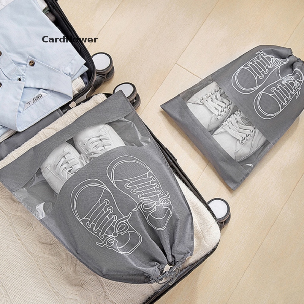 Túi Đựng Giày 10 Ngăn Bằng Vải Không Dệt Chống Thấm Nước