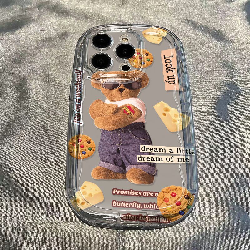 ✅Ốp Điện Thoại Mềm Trong Suốt Chống Sốc Hình Gấu Cho Apple Xsmax11 / / xr 71213iPhone148p 6AOO