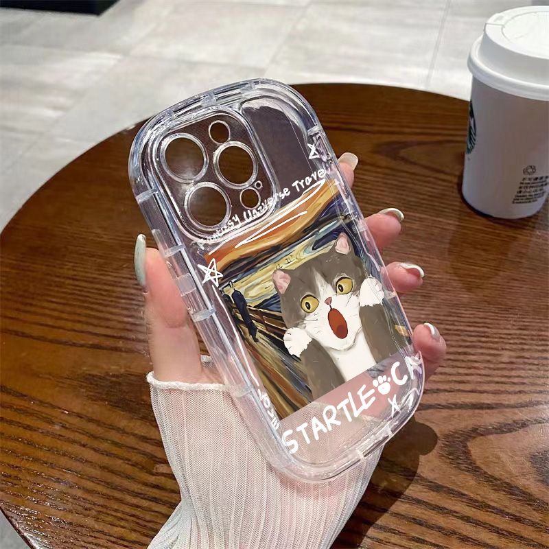 ✅Ốp Điện Thoại Mềm Trong Suốt Chống Sốc In Họa Tiết Graffiti Cho Iphone 12 / 1113 Xr / promax 8p / 7 14 xs