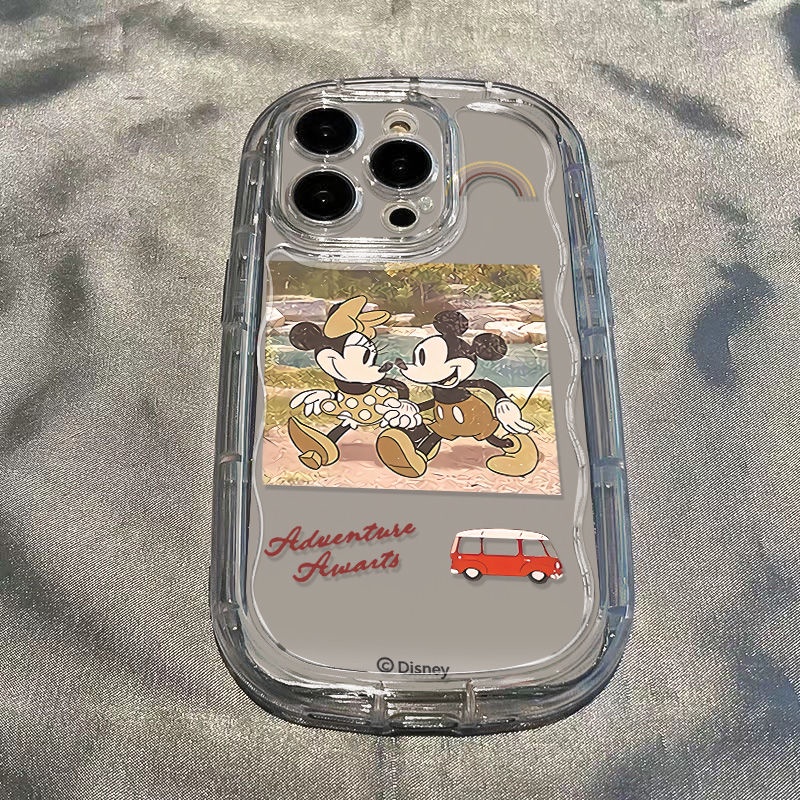 ✅Ốp Điện Thoại Mềm Trong Suốt Chống Sốc Hình Mickey Minnie Cho iPhone1412 / / / / / 8p13xs xr 117