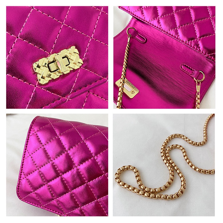 Túi Đeo JASMIN NOIR Chéo Da PU Họa Tiết Sọc Caro Thời Trang Cho Nữ