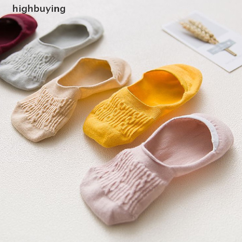 1 Đôi Tất Chân Cotton Thoáng Khí Thời Trang Cho Nữ