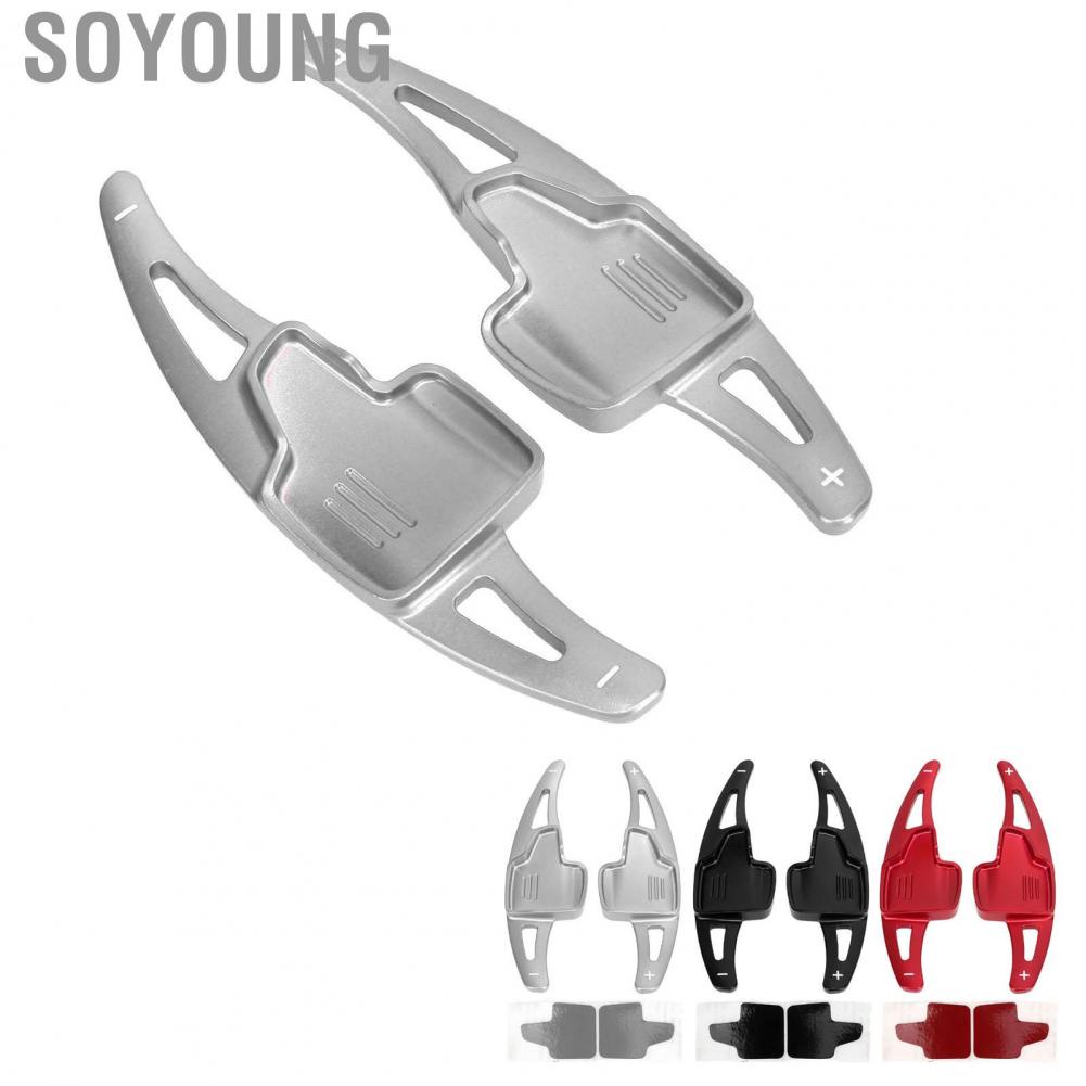Soyoung Extended Shifter Trim Cover  Aluminium Alloy Impact Resistant Durable Stylish Light Weight Steering Shift Extension Paddle for EcoSport