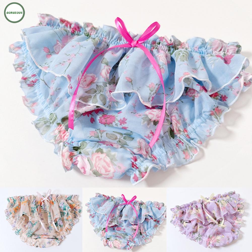 GORGEOUS~Sexy Mens Mesh Pouch Lingerie Sheer Panties Sissy Middle Waist Underwear Brief