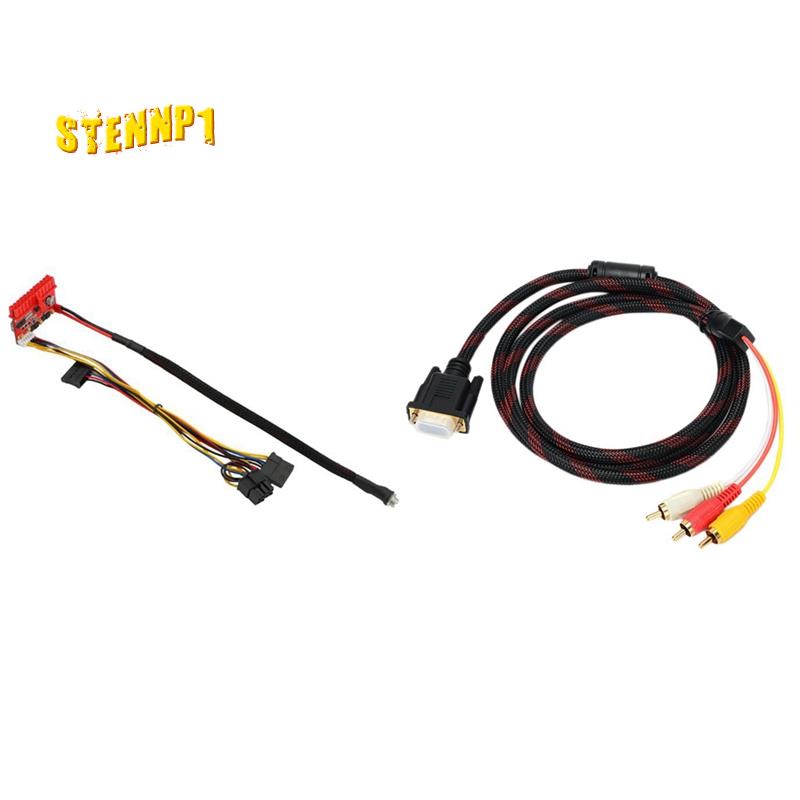 Dây Cáp Âm Thanh RCA Chuyển Đổi Cổng ITX DC Sang ATX 24Pin Cho Máy Tính / Xe Hơi