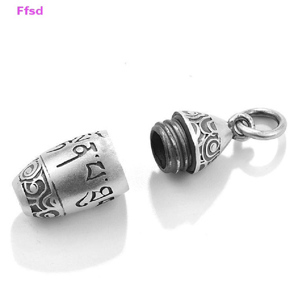 {Ffsd} Mặt Vòng cổ Hình Viên Thuốc Bằng Đồng Màu Bạc Có Giá Đỡ Trang Sức Chống Thấm Nước *