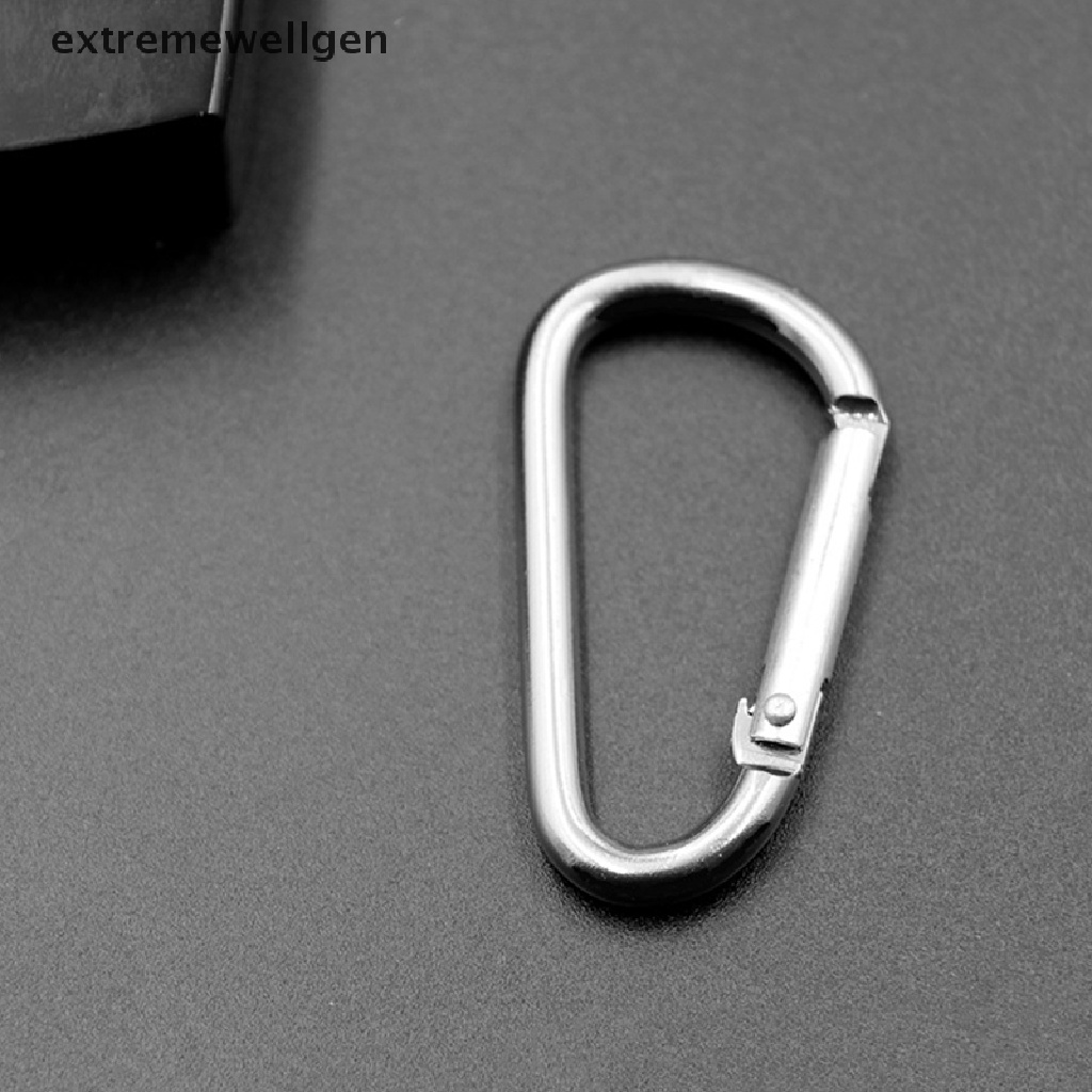 Set 10 Móc Khóa Chữ D Bằng Hợp Kim Nhôm Nhiều Màu Sắc