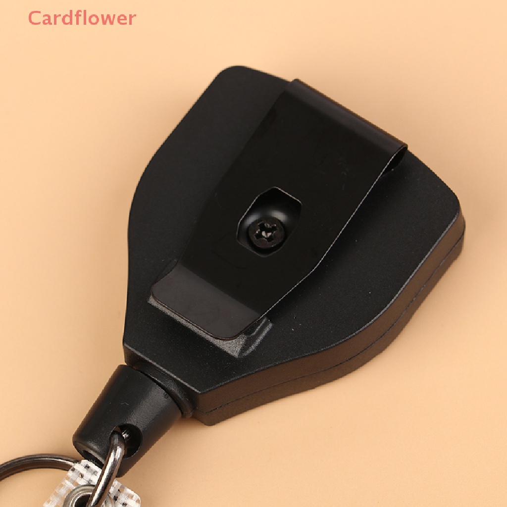 < Cardflower > Móc Chìa Khóa Hình Tam Giác Màu Đen Có Thể Điều Chỉnh Dễ Dàng