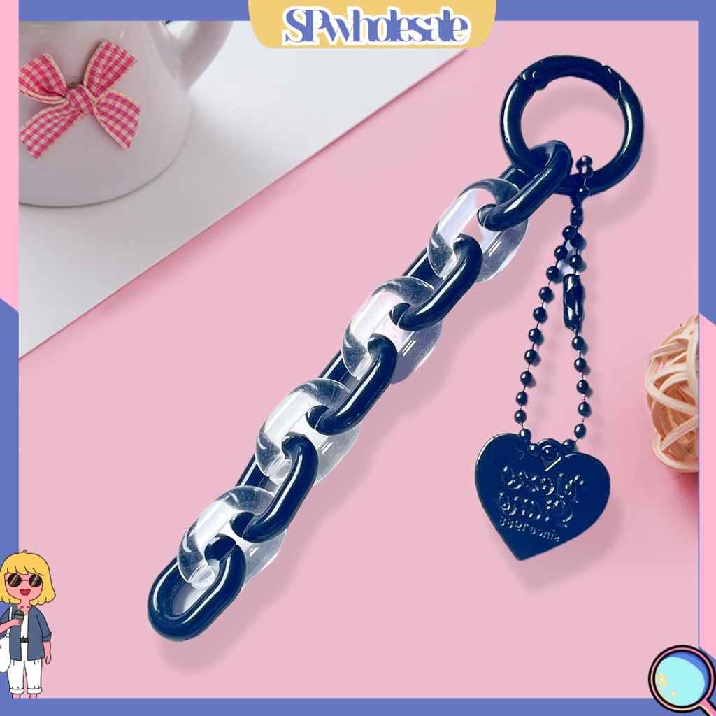 <SPwholesale> Móc Chìa Khóa Dạng Thạch Mặt Dây Chuyền Thạch Không Dễ Vỡ Chống Mài Mòn Trang Trí Độc Đáo Nhiều Màu Sắc Làm Quà