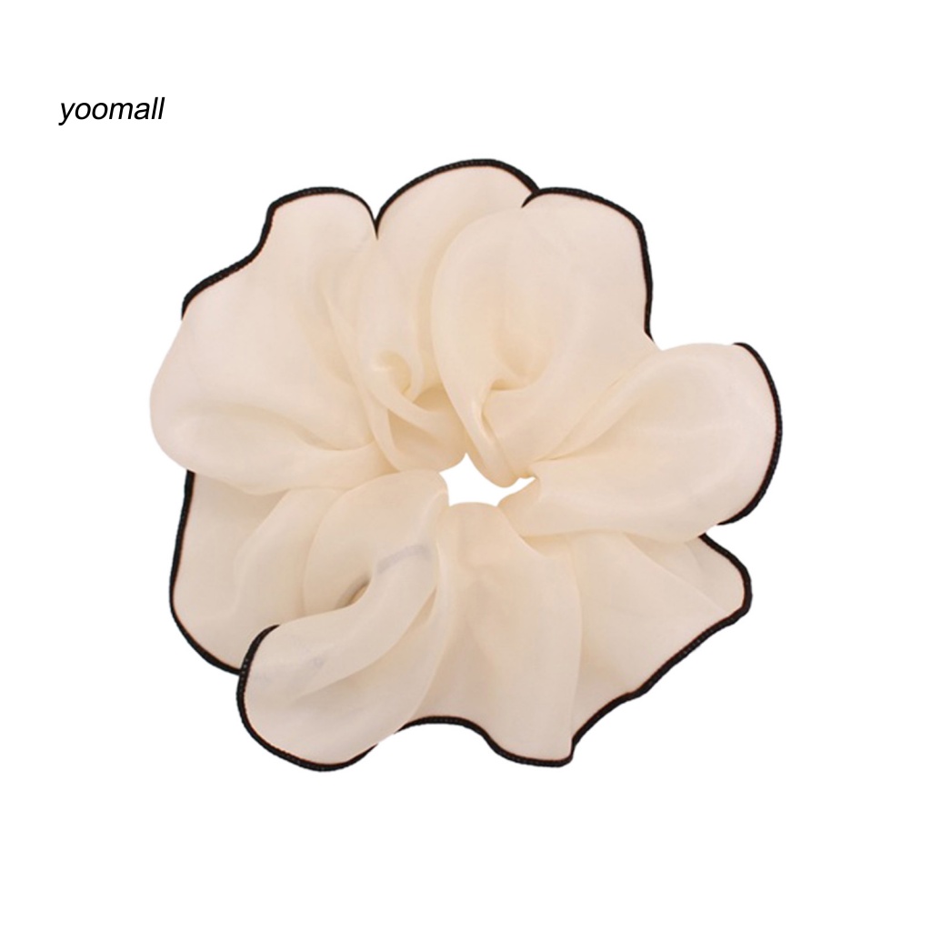 / Yo / Dây Buộc Tóc Đuôi Ngựa Bằng Lưới Ôm Sát Chống Rơi Cho Nữ