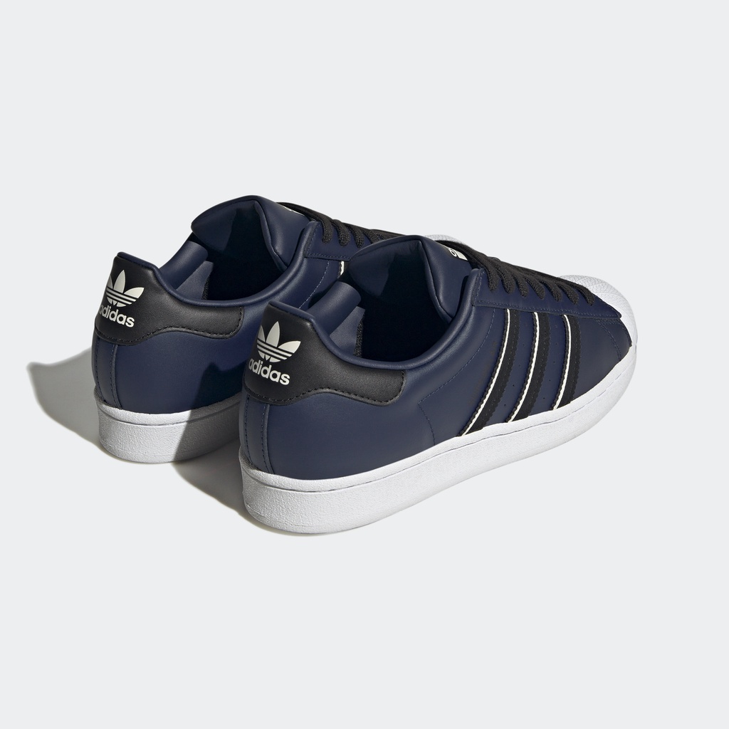 Adidas Phong cách sống Giày Superstar Nam Màu xanh da trời HQ2210