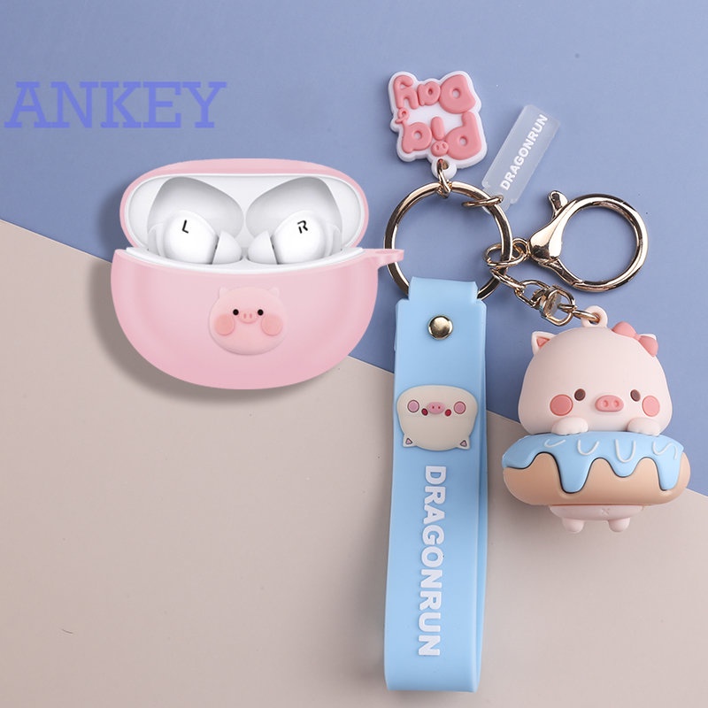 For OPPO Enco Air3 Pro Case Protective Air 3 Air3Pro Cute Cartoon Cover Bluetooth Earphone Shell Accessories TWS Headphone Portable