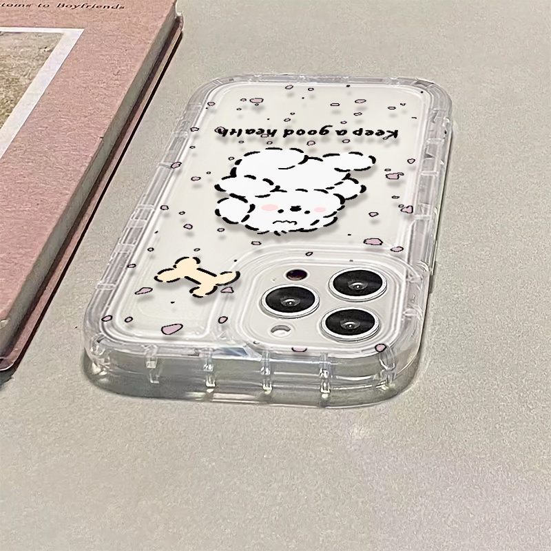 Ốp Điện Thoại Silicon TPU Mềm Trong Suốt Họa Tiết Dễ Thương Cho IPhone 14 13 11 12 Pro XS Max X XR 7 + 8 Plus