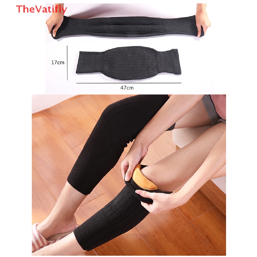 [Thevalifly] Miếng Đệm Bảo Vệ Đầu Gối Bằng Cashmere Dày Giữ Ấm Linh Hoạt Bảo Vệ Giữ Ấm Mùa Thu Đông Khi Đi Xe Đạp