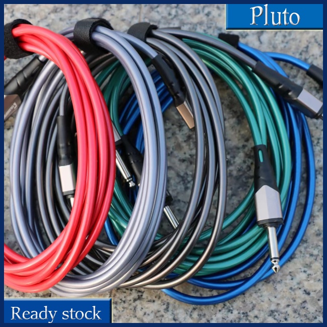 Mới Dây Cáp Aux Giảm Tiếng Ồn Nhiều Màu Sắc Giao Diện 6.35mm Dài 3M / 6M / 10M