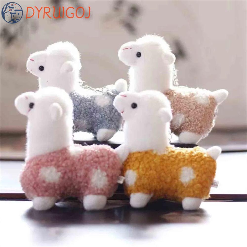 Móc Khóa Hình Lạc Đà Alpaca Nhồi Bông Đáng Yêu