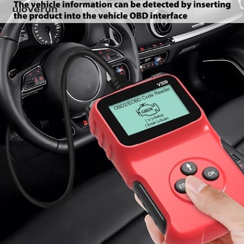 Thiết Bị Quét Kiểm Tra Dữ Liệu Tự Động uloverun V309 EOBD Vn