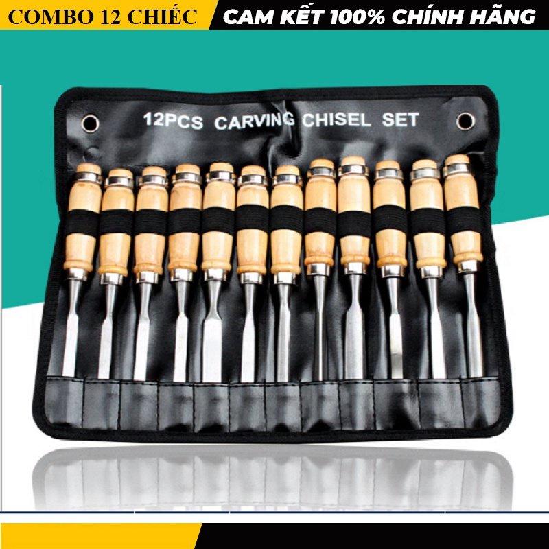 Bộ 12 mũi đục gỗ