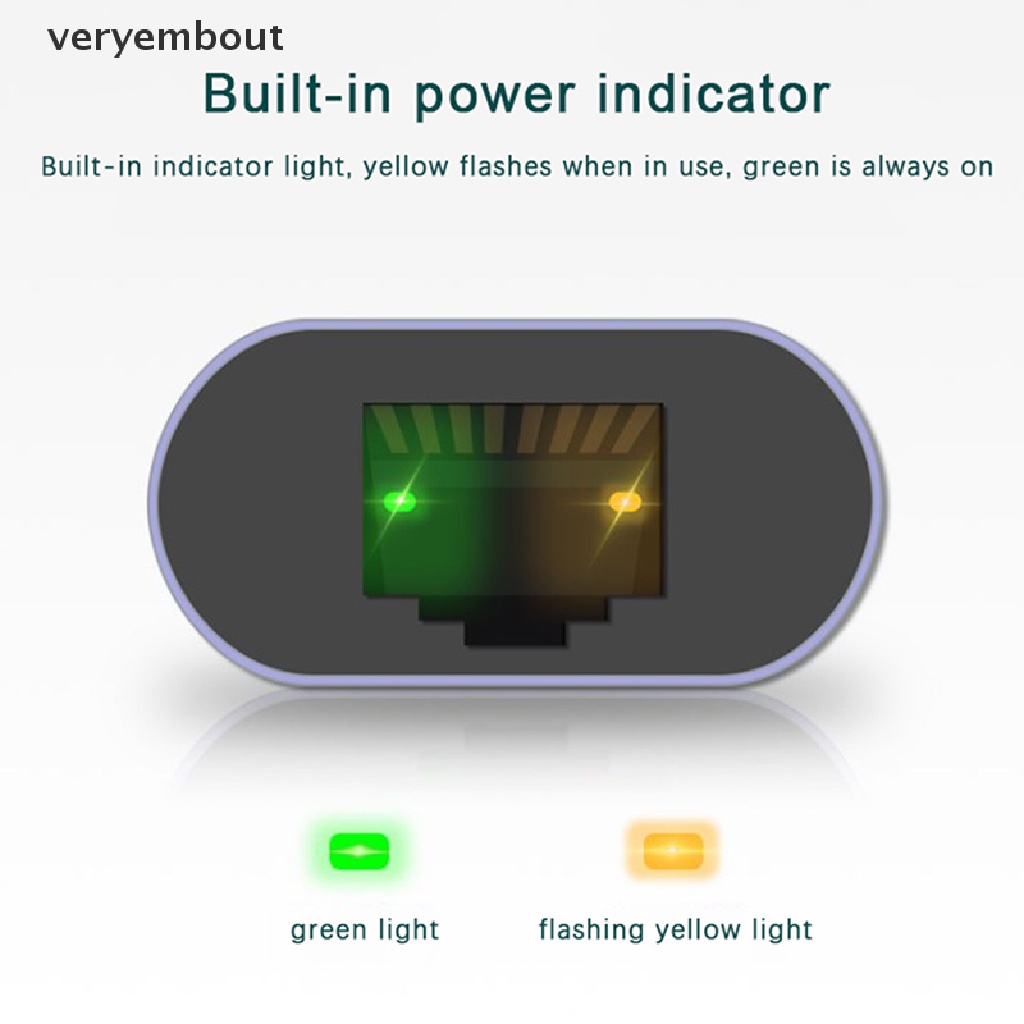 Đầu Chuyển Đổi USB Type C 3.1 RJ45 Chuyên Dụng Chất Lượng Cao