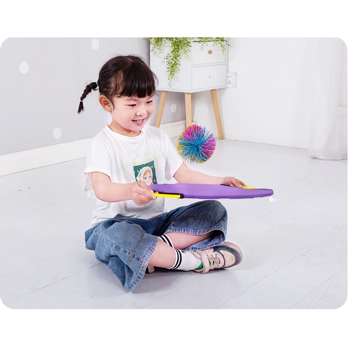 Đồ Chơi Lò Xo Ném Bóng Co Giãn Vui Nhộn Cho Bé Mẫu Giáo