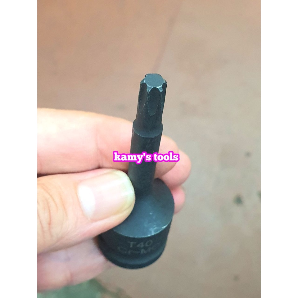 Đầu tuýp lú đầu bông sao 1/2 inch dài 78mm T40 T50 T55 T60 T70 T80 T90 T100