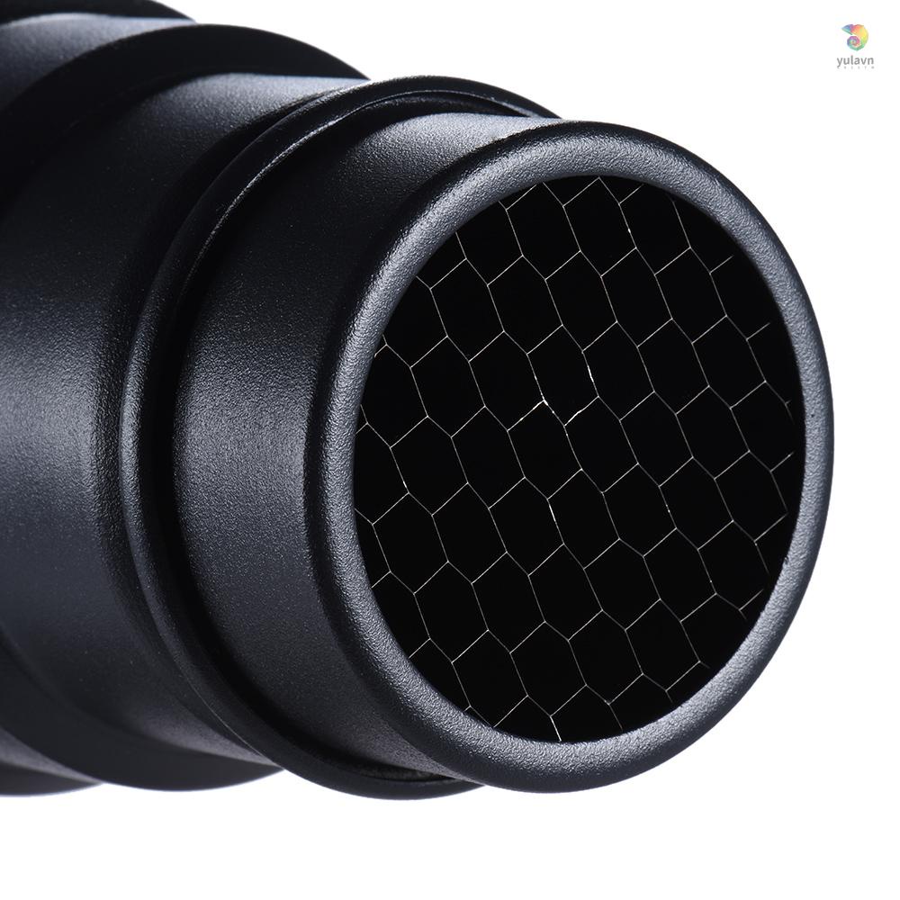 ANDOER Đèn Snoot Light Modifier w / 50 Độ Thay Thế Màu Tổ Ong Cho Neewer Yongnuo Godox Meike Vivitar Chụp Ảnh