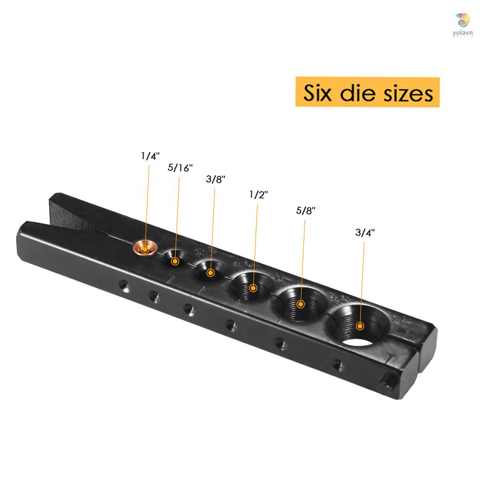 Bộ Dụng Cụ Làm Lạnh Dây Phanh 6 Kích Cỡ 1 / 4-3 / 4inch 45 Độ