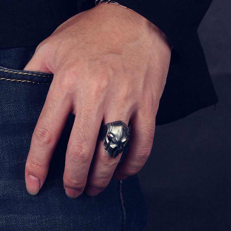 Margot Nhẫn Đeo Mặt Nạ Kiểu Vintage Phong Cách Gothic Punk Cho Nam