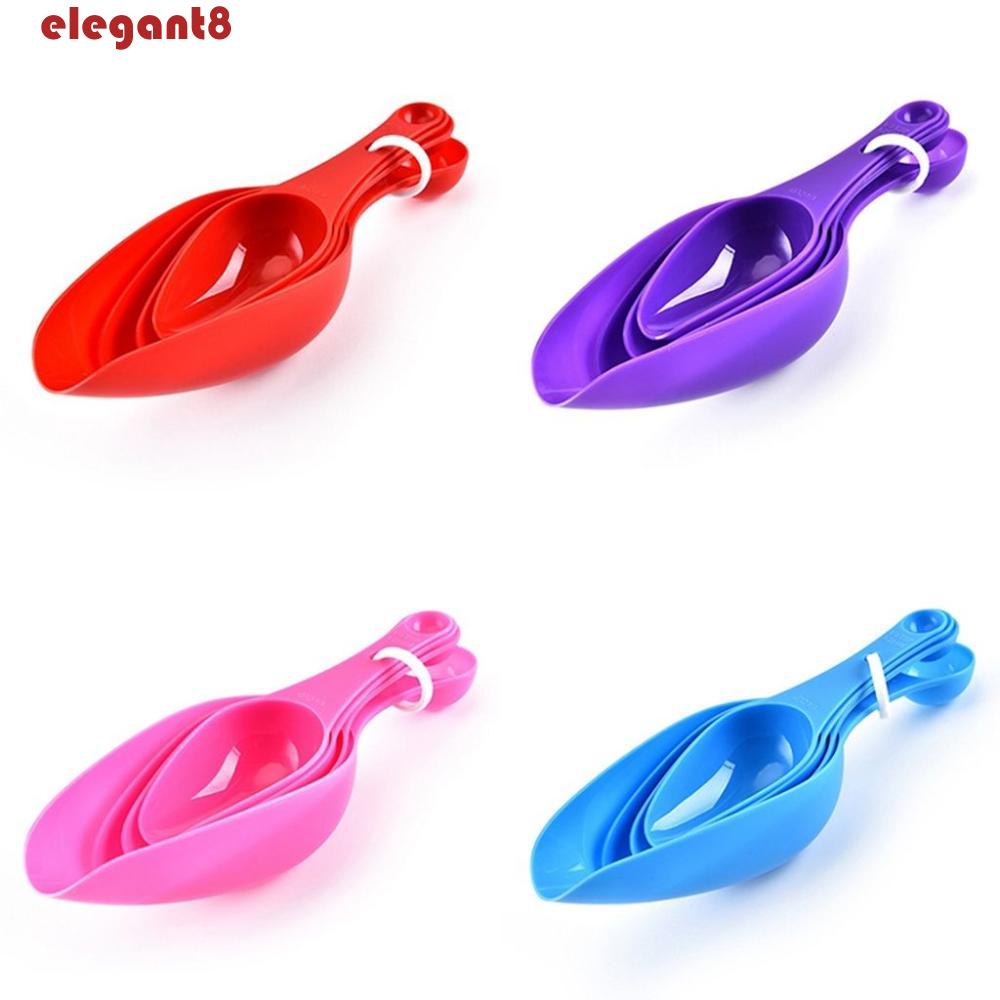 Set 4 Dụng Cụ Làm Bếp Bằng Nhựa PP Hai Đầu Tiện Dụng