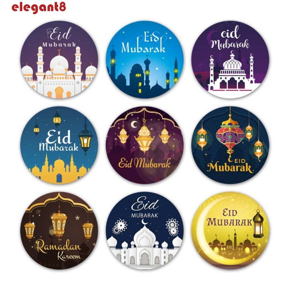 Set 120 Miếng Dán Trang Trí Mini Họa Tiết EID Mubarak