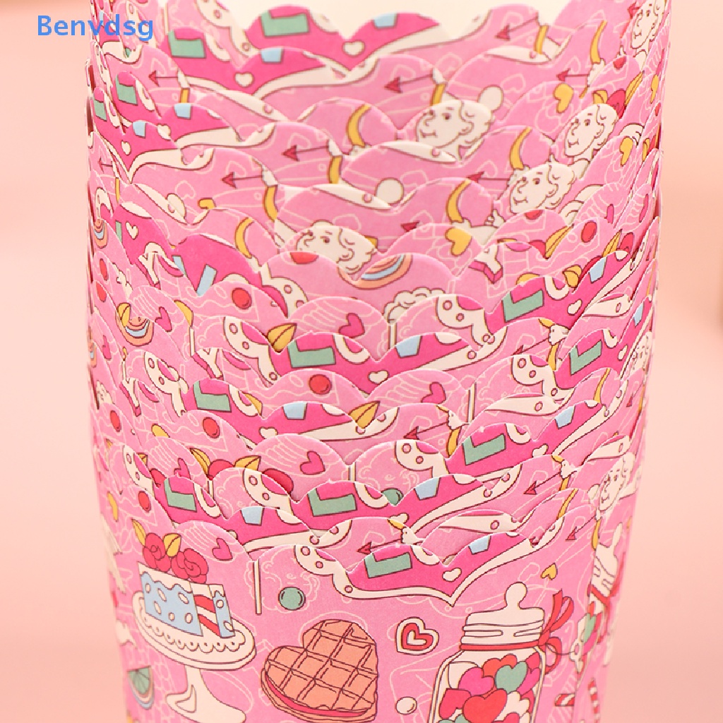 Set 50 Cốc Giấy Đựng Bánh Cupcake Muffin Tiện Dụng