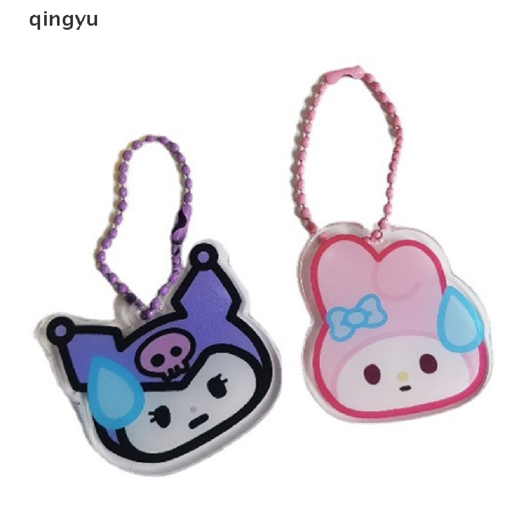 Móc Chìa Khóa Bằng Acrylic Họa Tiết Hoạt Hình Dễ Thương